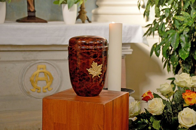 photo d'une urne funéraire